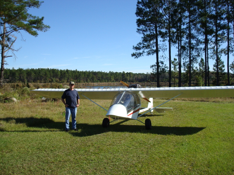 Cristal's Dad, Don, and her Kolb flew into Echols strip in Patterson2.jpg