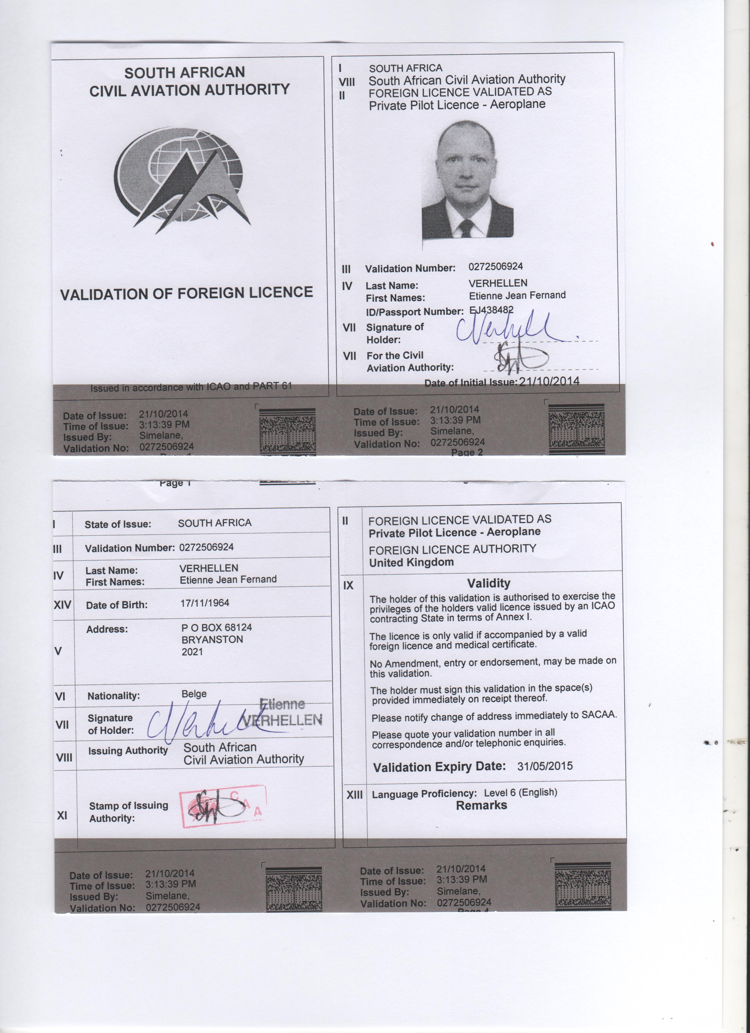 South African CAA-Foreign Licence Validation-Etienne VERHELLEN-1 001.jpg